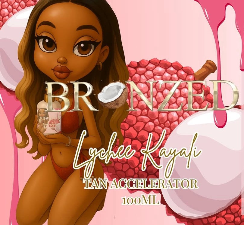 Lychee tanning accelerator