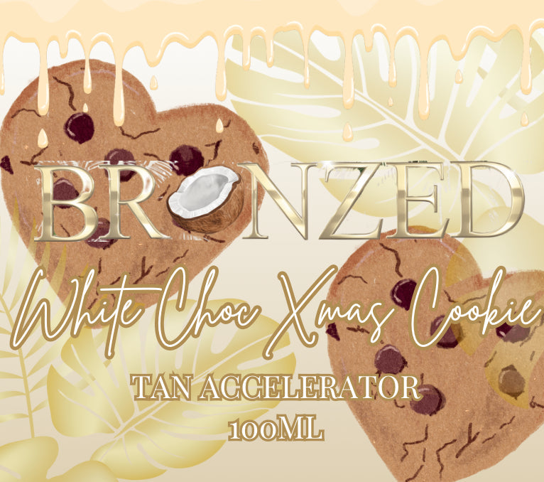 White chocolate tanning accelerator