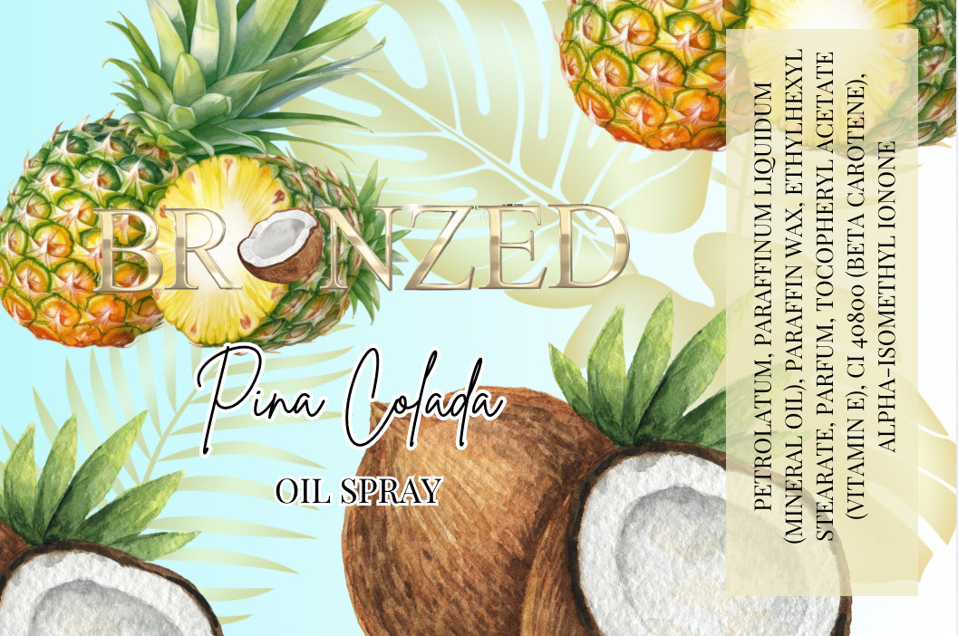 Pina colada oil spray
